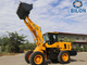Smooth Handling 42KW Wheel Loader with Dry type Axle Fork Attachment 30-100L/Min Oil Flow